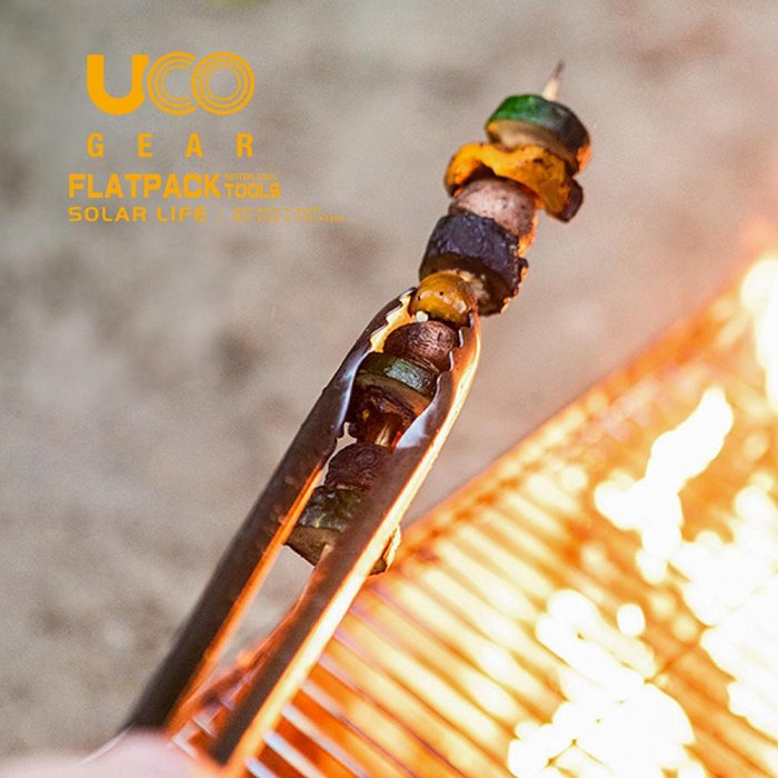 UCO Flatpack Nesting Grill Tools 2合1廚具組.露營鍋鏟 野營烤肉夾 戶外燒烤 BBQ工具組 食物料理夾