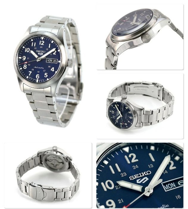 預購 SEIKO 5號 SBSA113 SRPG29K1 精工錶 手錶 39mm 機械錶 藍面盤 鋼錶帶 男錶女錶