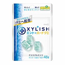 +東瀛go+ meij 明治 XYLISH 薄荷嚼感軟糖 48g 軟糖 清涼軟糖 薄荷軟糖 明治軟糖 日本必買 日本原裝