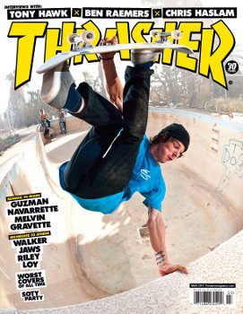 【THRASHER】True 'Til Death  純棉圓筒Tee (黑色)