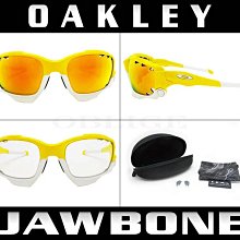 1元起標無底價!貳拾肆棒球-美國帶回Oakley jawbone lemon peel firelrdvtd 太陽眼鏡 美國製造