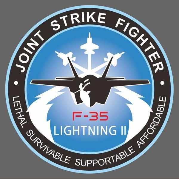 F-35 JOINT STRIKE FIGHTER F-35閃電II計劃 聯合攻擊戰鬥機計劃 貼紙