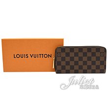 【茱麗葉精品】全新精品 Louis Vuitton LV N41661 N60015 ZIPPY 棋盤格紋拉鍊長夾