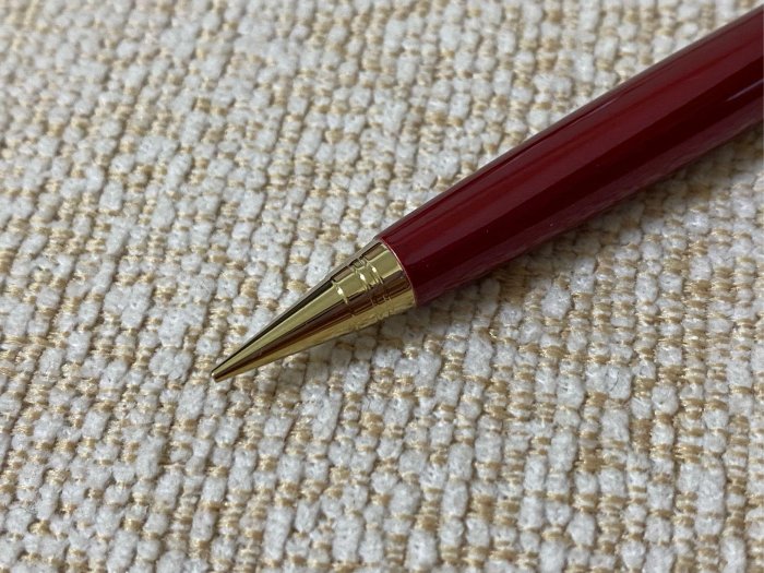 【絕版品】1990s SAILOR 寫樂自動鉛筆 金屬質感刷紋 紅色烤漆 0.5mm