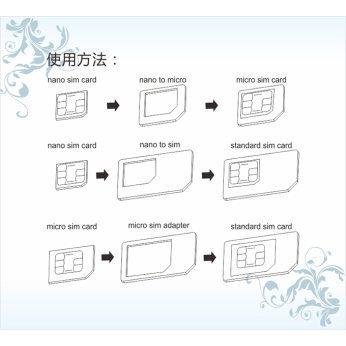 【夜市王】蘋果4 iphone5還原卡套 4s還原卡貼 nano sim 還原卡套 9元