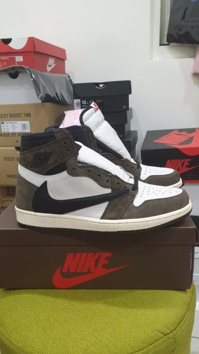 ANiMa™ 台灣公司 NIKE AIR JORDAN 1 HIGH OG TS SP 倒勾 Travis Scott us1129cm  CD4487-100