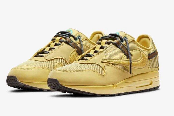 Travis Scott x Nike Air max 1 Saturn Gold DO9392-700 奶油黃