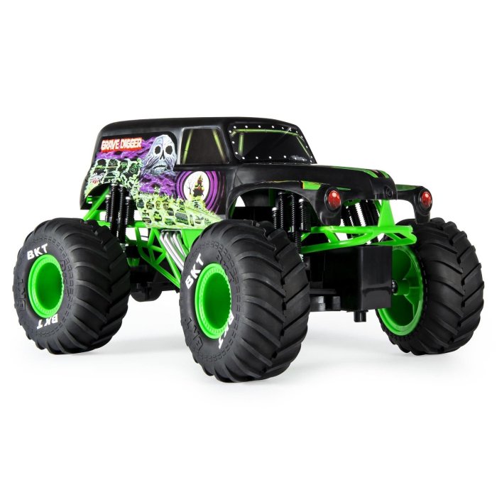 MONSTER JAM 怪獸卡車 1:24無線遙控車 Grave Digger 越野型1/24遙控車 正版在台現貨