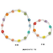 MONTE TE手作飾品 Flower Power 手鍊(彈力線)