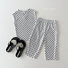 XS~XL ♥套裝(DOT) DAILY BEBE-2 24夏季 DBE240430-207『韓爸有衣正韓國童裝』~預購