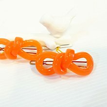 韓國製髮飾 果凍感甜美扣夾（一對）