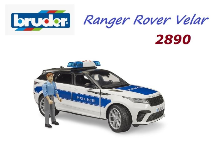 BRUDER RANGER ROVER系列 VELAR 2890 警車~10月上市