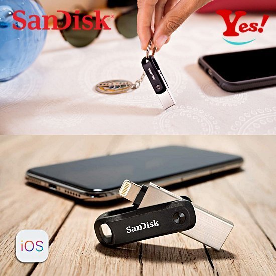 【Yes！公司貨】SanDisk iXpand Go 64GB 64G iPhone iPad iOS OTG 隨身碟