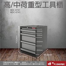 樹德 SHUTER MDC中型工具櫃 MDC-0741