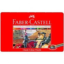 【紙百科】Faber-Castell輝柏紅盒 36色水/油性彩色鉛筆/色鉛筆/印尼
