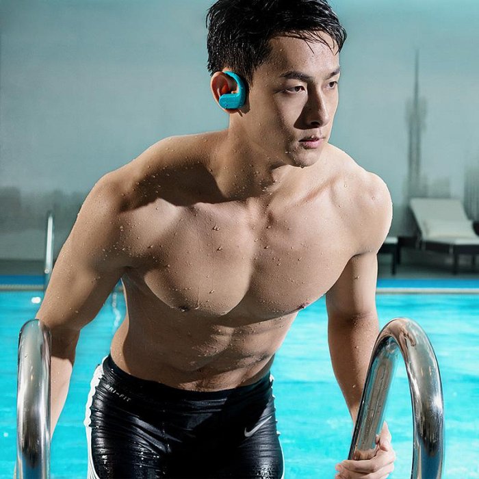 Sony/索尼 NW-WS413 防水游泳跑步運動mp3音樂播放器一體耳機
