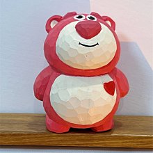 【愛心熊】純手工木雕辦公室桌面擺件送閨蜜男女朋友情侶創意禮品