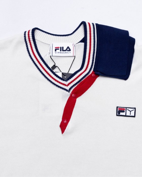 Fila x Y/Project Double Collar Polo.polo衫