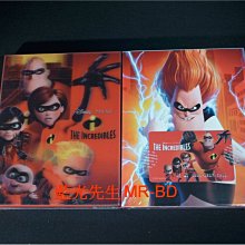 [藍光BD] - 超人特攻隊 The Incredibles B2款限量閃卡鐵盒紙盒版