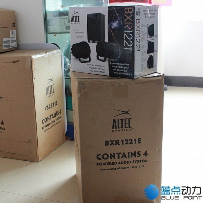 5Cgo🏆權宇 ALTEC LANSING BXR1221精緻三件式2.1音響級喇叭+超重低音炮 清晰高音220V送台灣110V變壓器 含稅