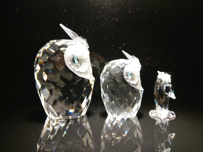 施華洛世奇 水晶 貓頭鷹 Swarovski 收藏 擺飾 禮品