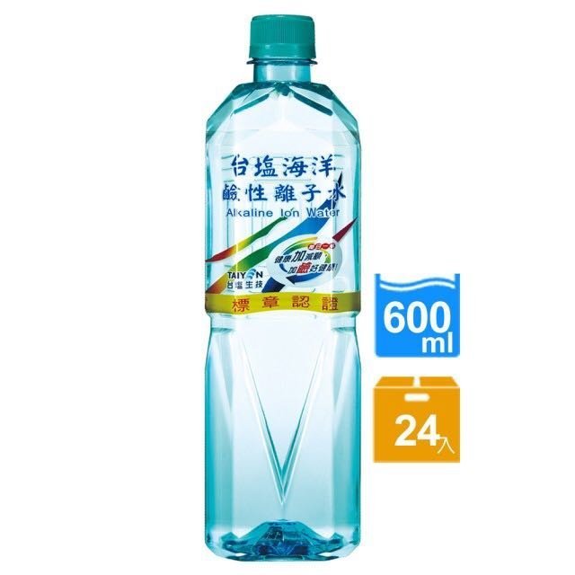 台鹽海洋鹼性離子水600ml