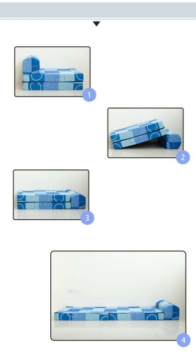 (快速出貨)現貨甭等*免運費經典幾何格紋超厚實可折疊沙發床 - 單人E850