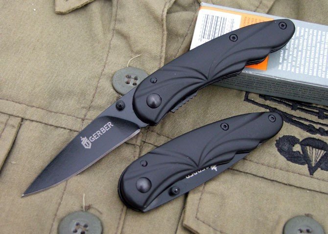 全新 戈博 Gerber X-16 全刃袖珍小折刀 穿刺力佳