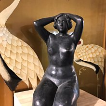 【一点會＼二五上新】落款 裸女銅雕擺件  日本 銅雕 藝術 裝飾 裝潢 擺件 擺飾 歐風 收藏