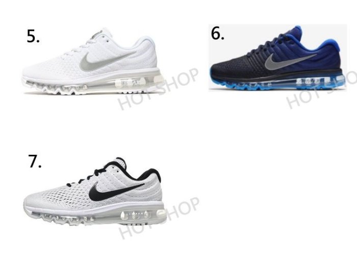 現貨 NIKE AIR MAX 2017 運動鞋 漸層 雪花 全氣墊 慢跑鞋 黑 灰 白 藍 粉 休閒鞋 籃球鞋 男鞋 女鞋