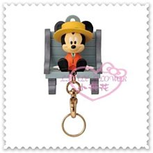 ♥小花花日本精品♥《DISNEY》迪士尼米奇鑰匙圈包包掛飾吊飾磁鐵鑰匙圈椅子坐姿草帽西裝日本限定 (預購)