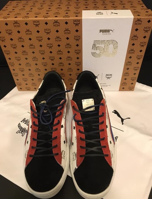 MCM X PUMA SUEDE CLASSIC 50周年限量US10 蔡依林Jolin | Yahoo奇摩拍賣