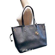 就愛精品店❤️  Michael Kors 黑色防刮皮革材質側肩大包/附一可拆式手拿包-附提袋 #35T8GTVT9T