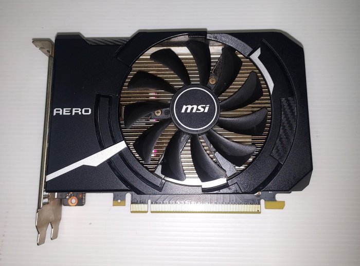 微星 MSI GTX1050ti AERO 4G OC MS-V809 顯示卡