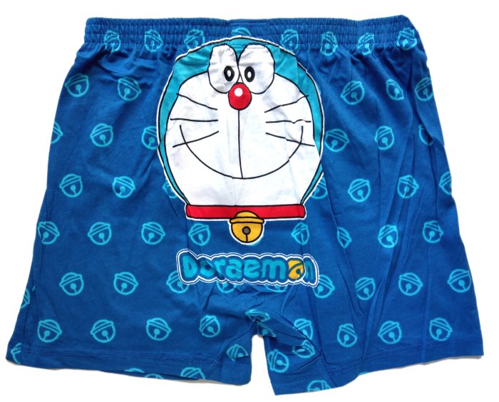 【卡漫迷】 Doraemon 短褲 三選一 ㊣版 休閒 純棉 四角褲 居家 平口褲 睡褲 多拉 哆啦A夢 小叮噹