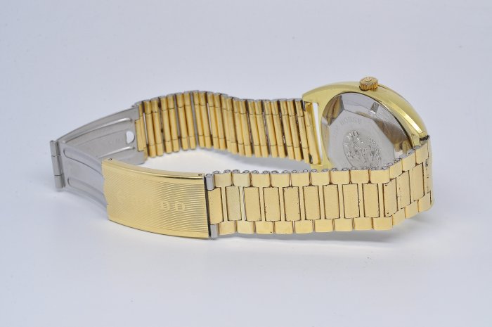 《寶萊精品》RADO 雷達表金黃圓型自動男士錶
