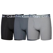 出清款【CK男生館】Calvin Klein Micro Rib長版四角內褲☆【CKU001U2】三件組(M)