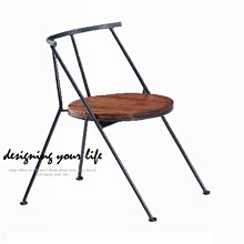 【設計私生活】魯弗萊工業風餐椅(部份地區免運費)112A