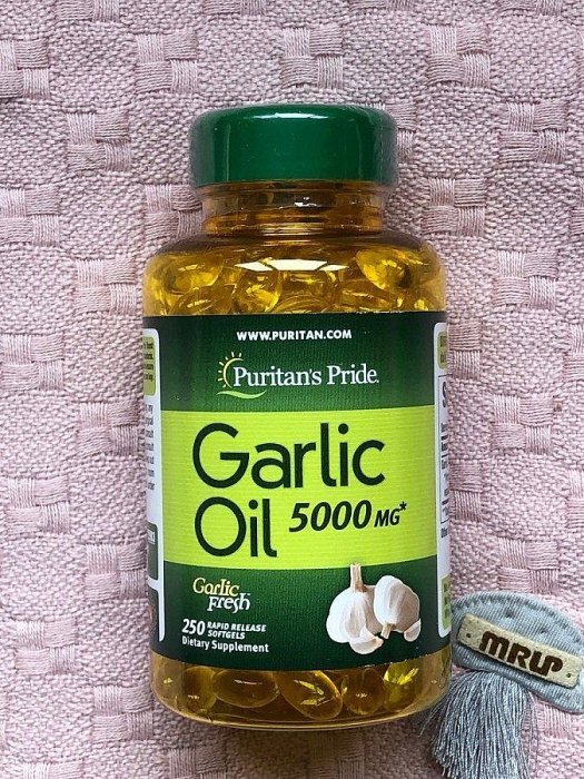 熱銷 【輔助】【Puritans Pride】5000毫克大蒜油膠囊250粒 Garlic Oil