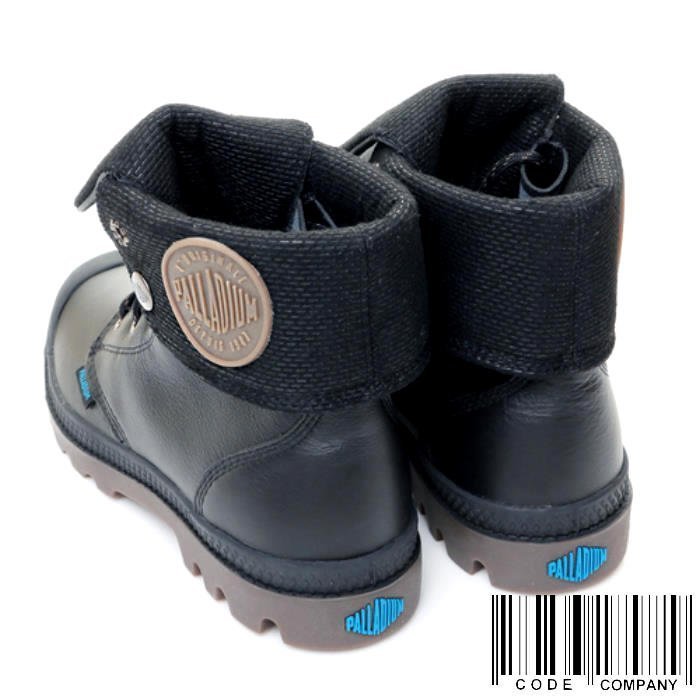 =CodE= PALLADIUM PAMPA SPORT BAGGY WP 防水皮革反折軍靴(黑)72963-057 女