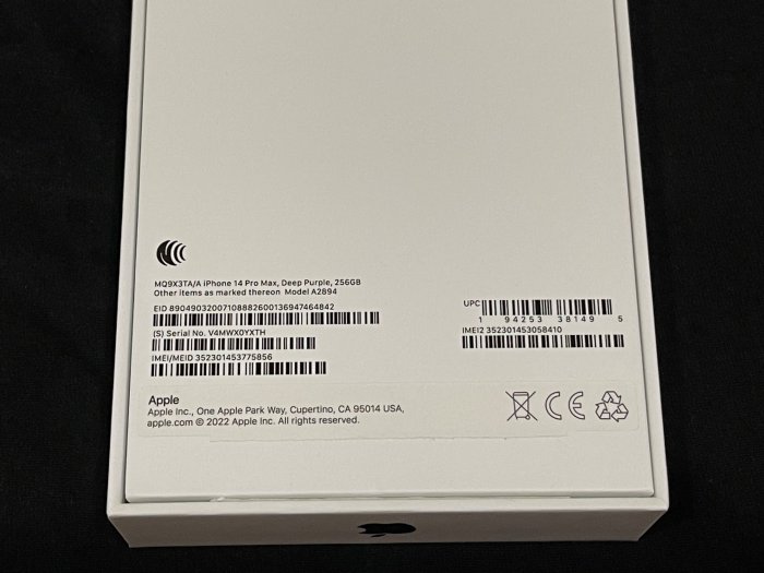 Apple iPhone 14 pro max 256G 紫色-9成9新~自售限面交(贈保護殼)