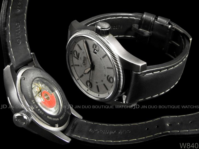 金鐸精品~W840 ORIS 豪利時 BIG CROWN 大錶冠灰色摩登44mm 自動上鍊男用腕錶
