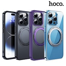 強尼拍賣~hoco Apple iPhone 15、15 Plus、15 Pro、15 Pro Max AS1 旋轉磁吸支點殼