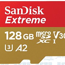 SanDisk Extreme 128GB microSDXC UHS-I U3 A2 影像儲存記憶卡【風和資訊】