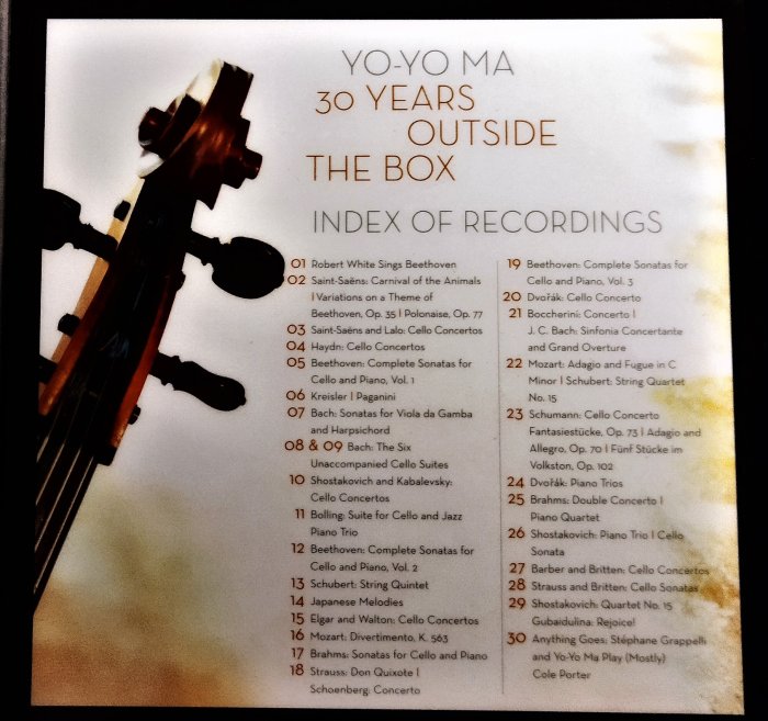 ☆90CD ヨーヨー・マ Yo-Yo Ma 30 Years THE BOX - クラシック
