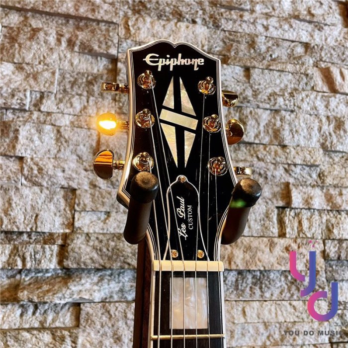 【終身保固】分期免運 贈硬盒/千元配件 Epiphone Les Paul Custom 黑色 電吉他 雙線圈 孤獨搖滾