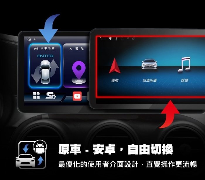 【JD汽車音響】JHY SM7、SM9 BENZ EC Class 10-14 12.3吋原車螢幕升級系統 安卓主機螢幕