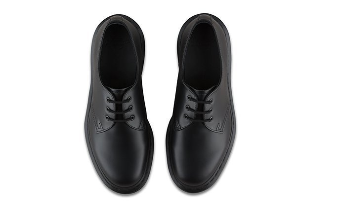 Dr.Martens 馬丁鞋 馬汀鞋 經典1461 MONO 3孔 全黑  BRITISH LOOK 】