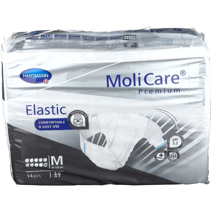 全新 德國 MoliCare premium elastic 安加適棉柔表層成人紙尿褲試用片 (M號) (10滴)