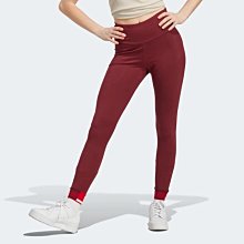 南🔥2023 2月  ADIDAS OG LEGGINGS 運動長褲 緊身褲 瑜珈 有氧 女款 酒紅 IC5234